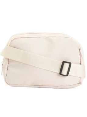 LULLA Collection Ivory Nylon Belt Bag (NWT)